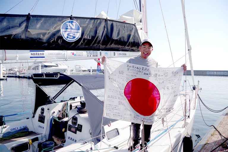 ヨット世界一周、浜田社員の木村さんが出航